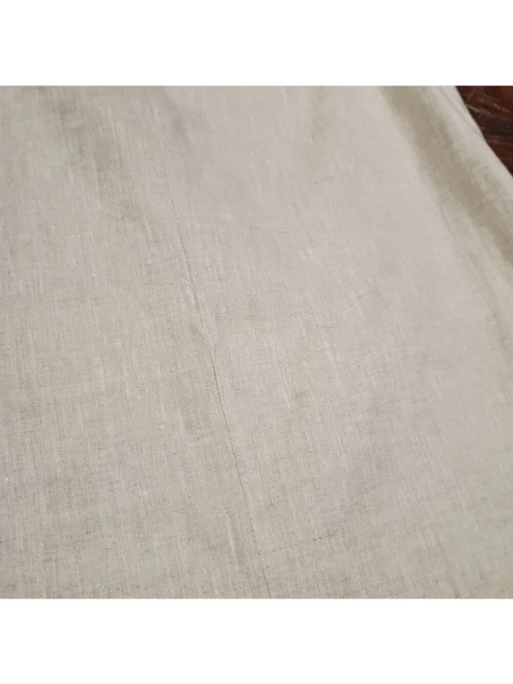 Lisa Maree Linen Tan Beige long Skirt Sz S Linen Blend Wrap Style NWT - Picture 15 of 15